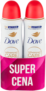 Dámsky antiperspirant v spreji Advanced Care Peach & White Blossom  Dove