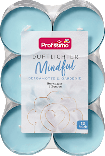 Lumini parfumate wellness aluminiu mare Profissimo