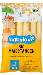 Kindersnack Maisstangen, ab 1 Jahr babylove