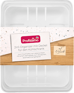 2in1-Organizer mit Deckel für den Kühlschrank, 1 St