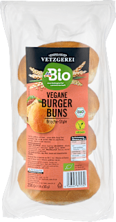 Vegane Burger Brötchen, Brioche Style, 200 g