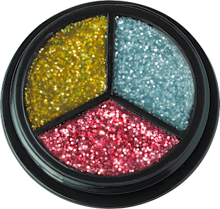 Trio Glitter silber-gold-pink Jofrika