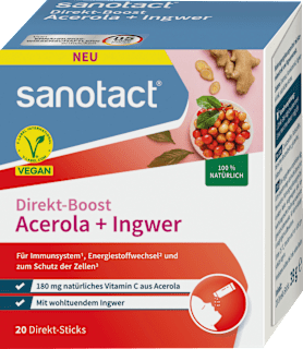 Acerola & Ingwer Sticks, 20 St sanotact
