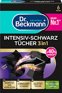 Farbtücher Intensiv-Schwarz  2in1 Dr. Beckmann