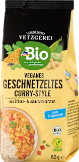Veganes Geschnetzeltes Curry-Style dmBio