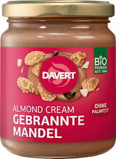 Brotaufstrich, Almond Cream gebrannte Mandel Davert