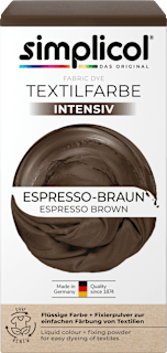 Textilfarbe intensiv Espresso-Braun Simplicol