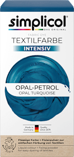 Textilfarbe intensiv Opal- Petrol Simplicol