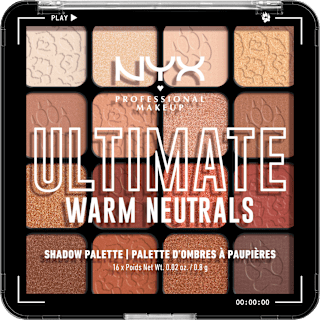 Szemhéjpúder paletta Ultimate - Nr. 05 Warm Neutrals NYX PROFESSIONAL MAKEUP