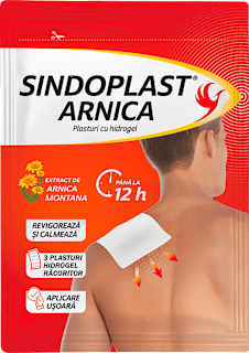 Sindoplast® ARNICA plasture cu hidrogel Fiterman Pharma
