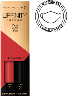 Lippenstift Liquid Lipfinity 24h 140 Charming MAX FACTOR