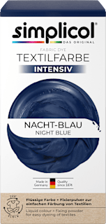 Textilfarbe intensiv Nacht- Blau Simplicol