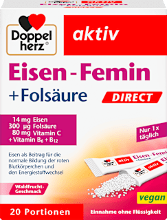 aktiv Eisen-Femin Direct Sticks Doppelherz