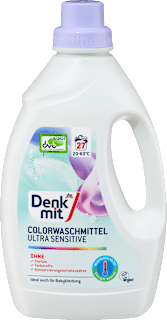 Ultra szenzitív folyékony mosógél színes ruhákhoz, 27 mosás Denkmit
