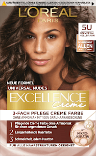 Haarfarbe Universale Nude-Töne - Nr. 5U Universal Hellbraun L'ORÉAL PARiS EXCELLENCE Creme
