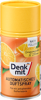 Duftspray automatisch Nachfüller Orangenzauber & Zitrone Denkmit