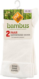 Komfortbund Socken weiß Gr. 35-38 (2 Paar) nur die