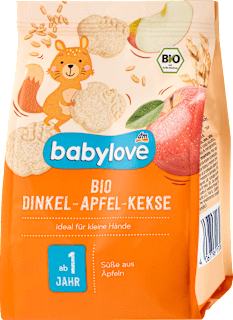 Kinderkekse Dinkel-Apfel ab 1 Jahr babylove