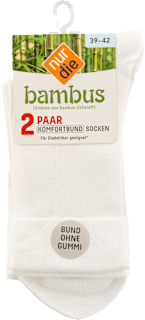 Komfortbund Socken weiß Gr. 39-42 (2 Paar) nur die