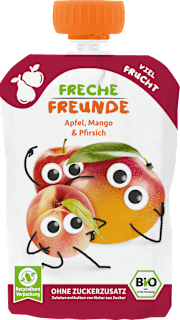 Quetschie Apfel, Mango & Pfirsich ab 1 Jahr Freche Freunde