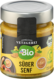 bio veganská hořčice sladká dmBio