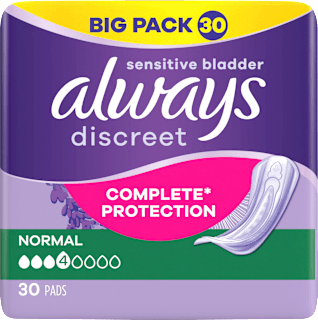 discreet Einlagen Inkontinenz Normal Big Pack always
