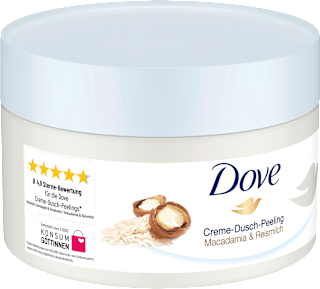 Körperpeeling Macadamia & Reismilch Dove
