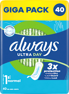 Binden Ultra Days 1 Normal Giga Pack always