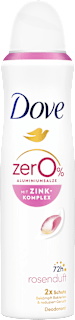 Deospray Zink-Komplex und Rosenduft Dove