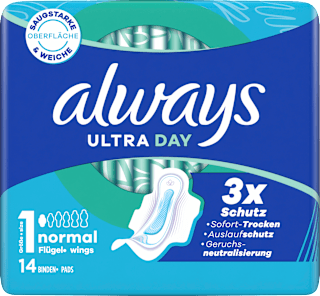 Binden Ultra Normal mit Flügel always