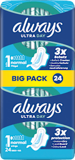 Ultra-Binden Day Normal 1 mit Flügeln, Big Pack always