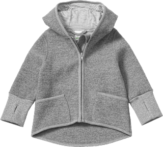 Jacke aus Walk, grau, Gr. 98/104 ALANA