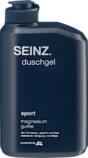 Gel doccia sport con magnesio e cetriolo SEINZ.