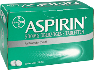 ASPIRIN 500 mg Acetylsalicylsäure Tabletten ASPIRIN