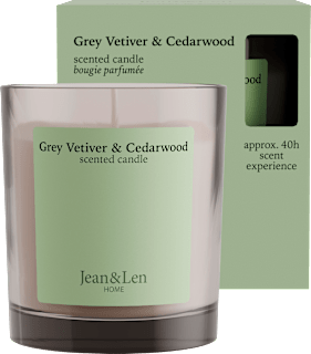Duftkerze Grey Vetiver & Cedarwood Jean&Len