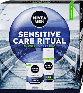 Darčekové balenie Sensitive Care Ritual Shave and Care Duo NIVEA MEN