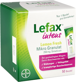 Lefax intens Lemon Fresh Mikro Granulat 250mg Simeticon Beutel Lefax