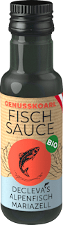 Gewürzsoße Bio Fischsoße Decleva's Alpenfisch Mariazell GENUSSKOARL