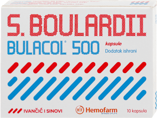 S.BOULARDII BULACOL 500,  kapsule Hemofarm