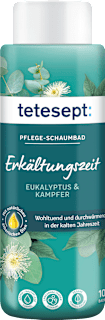 Pflege-Schaumbad Erkältungszeit Eukalyptus & Kampfer tetesept