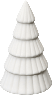 LED Keramikbaum, matt weiß Dekorieren & Einrichten