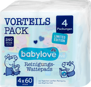 Reinigungs-Wattepads (4x60 St) babylove