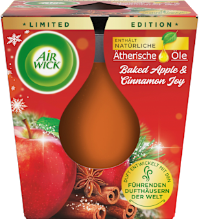 Duftkerze im Glas Baked Apple & Cinnamon Joy AirWick