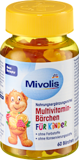Ursuleți cu multivitamine pentru copii Mivolis