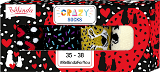 dárková sada Crazy Socks 1, velikost 35-38, mix barev Bellinda