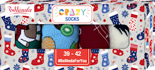 dárková sada Crazy Socks 2, velikost 39-42, mix barev Bellinda
