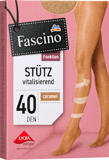 Strumpfhose Stütz vitalisierend caramel 40 DEN, Gr. 38/40 Fascino