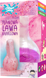 Pianowa lawa kąpielowa słodka pianka Chlapu Chlap