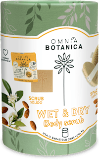 Set scrub solido e spazzola esfoliante per il corpo OMNIA BOTANICA