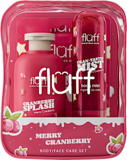 Set cura viso e corpo Merry Cranberry  fluff